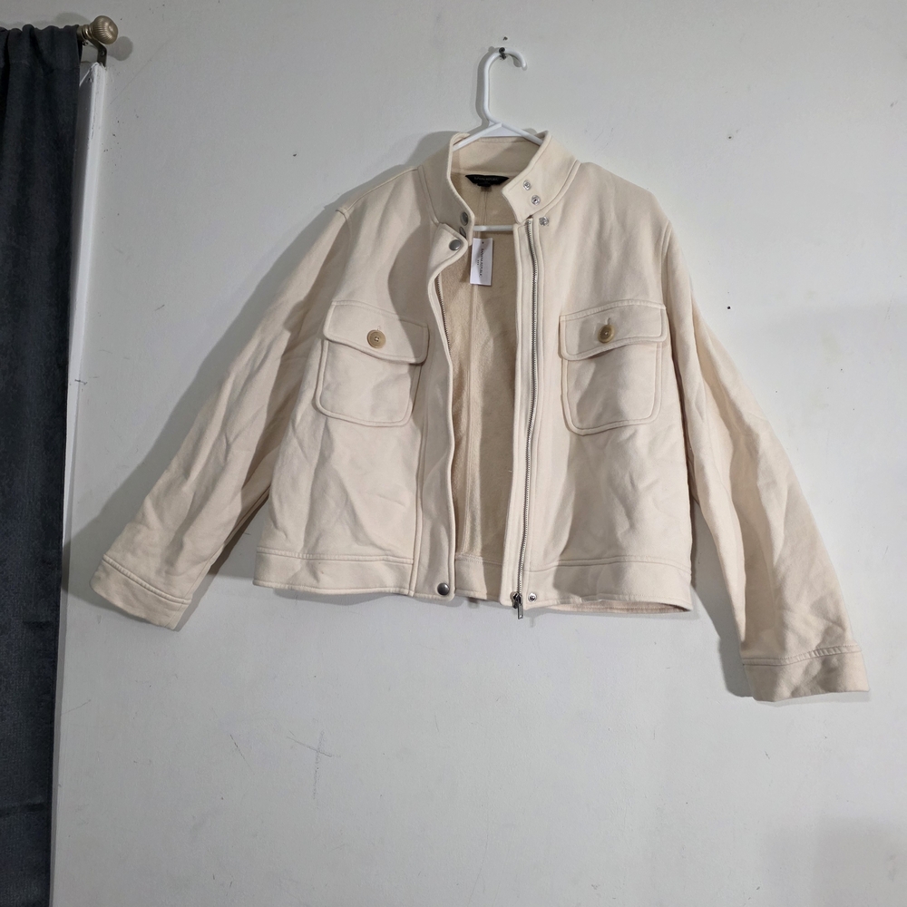 Banana Republic Factory Off-White Utility Jacket